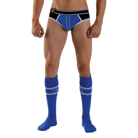 Mister B URBAN Chaussettes de Football Bleu 36155