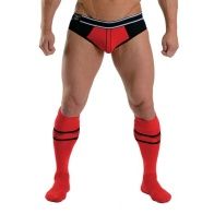 Mister B URBAN Chaussettes de Football Rouge 36159 1