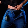 Poppers-Halter aus Schwarzem Leder 13 -15 ml 36254 1