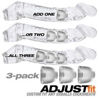 ADJUSTfit 3-Pack Cocksheath Inserts 36469 1