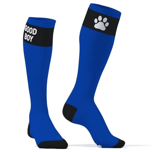 Blue Big Good Boy High Socks 37481