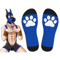 Blaue Big Good Boy Hohe Socken 37482 1