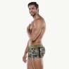 See Me Camo Khaki Mini Shorts 37936 1