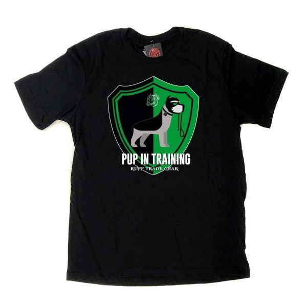 Pup In Training Tee Shirt Vert 37993