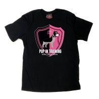 Pup In Training Camiseta Rosa 37995 1