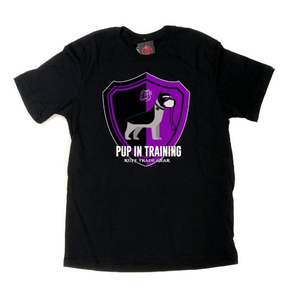 Pup In Training Camiseta Púrpura 37997