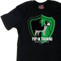 Pup In Training Green T-Shirt 38003 1