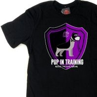 Pup In Training Camiseta Púrpura 38005 1