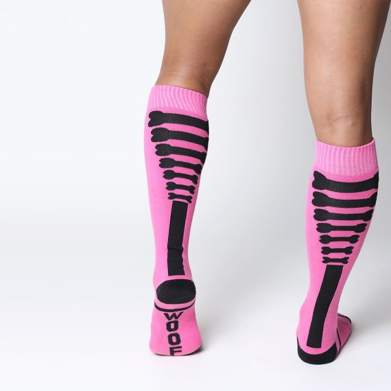 Kennel Club Bones Knee Fußballsocken Pink 38246