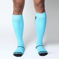 Chaussettes hautes Kennel Club Bones Knee Turquoises 38253 1