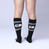 CHALLENGER Knee High Socks Black 38305 1