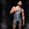 Singlet CHALLENGER Black Grey 38465 1