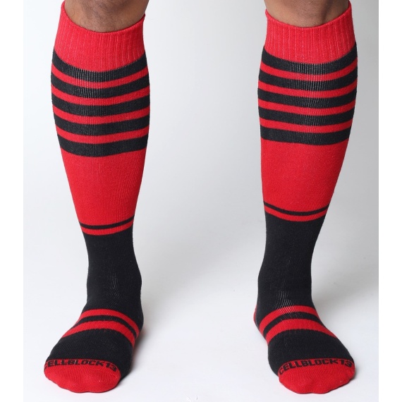 MIDFIELD Fußballsocken Rot 38479