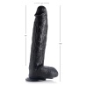 Consolador Raging Rhino 44cm Veiny Negro 38901 1