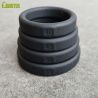 Flat Slick Silicone Cockring Black 39034 1