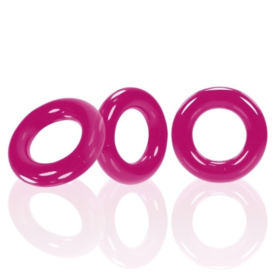 Willy Rings 3er-Pack Cockringe Hot Pink 39228