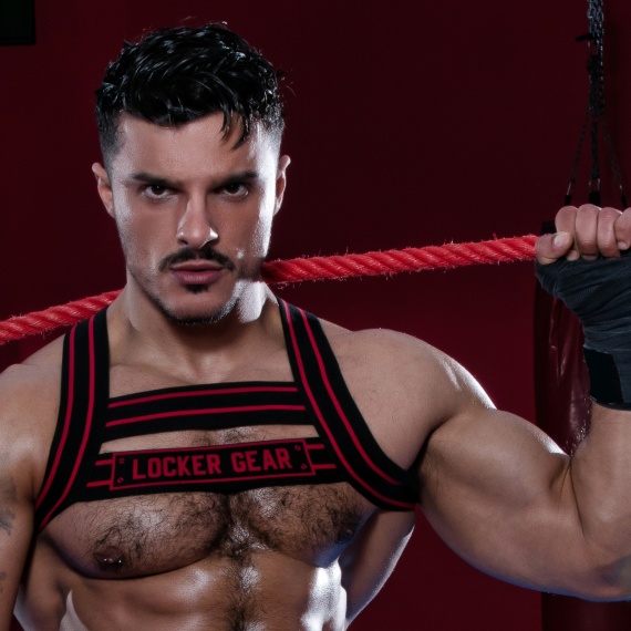 Grab Him Harness Red 39389