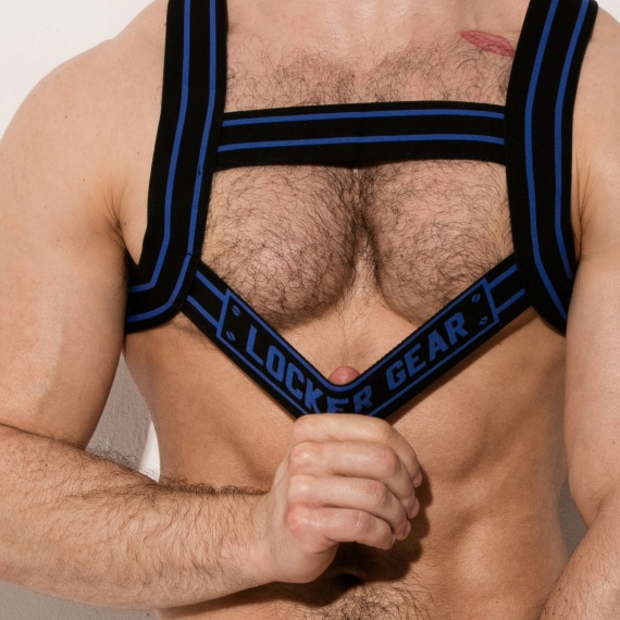 Harness Grab Him Nylon Blau 39406