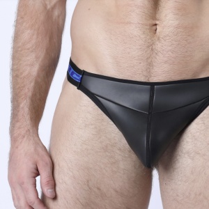 Battle Neoprene Jock Pouch Cock Ring Azul 40483