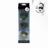 Chubby Rubber Cockring Army Green 3 Pack 41104 1