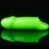 Smooth Thick Stretchy Penis Sheath - Glow in the Dark 41152 1