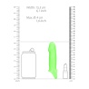 Smooth Thick Stretchy Penis Sheath - Glow in the Dark 41153 1