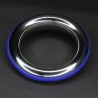 Ze Cazzo Cockring steel and silicone Blue 41661 1