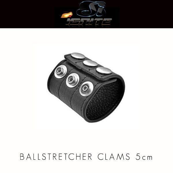 3 Snaps Plain Bulk Adjustable Leather Ballstretcher 2" 4220