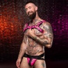 Dark Room Bulldog Harness Pink