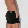 Semi-fitted mini shorts