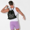 Black Mesh Backpack