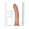 Curved Realistic Dildo W/ Balls 25,5cm - 10"