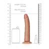 Slim Realistic Dildo With Suction 20,5cm - 8"