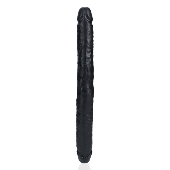 Slim Double Ended Dong Black 35,6cm - 14"