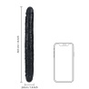 Slim Double Ended Dong Black 30,5cm - 12"