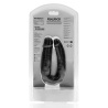 U Shaped Double Dildo Black 12.7 cm