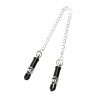 Black Nipple Clamps with chain