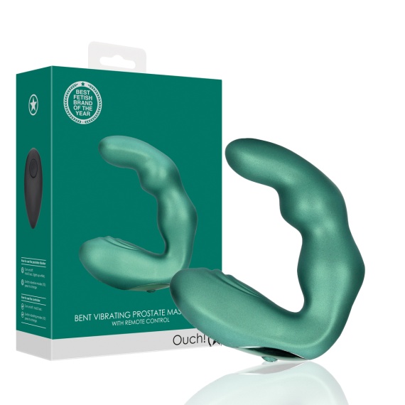 Bent Vibrating Prostate Massager