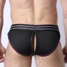 TAKE DOWN ZIPPER BRIEF W/ REMOVABLE POUCH