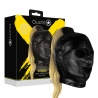 Mask With Blonde Ponytail - Black