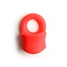 Baller Ring Cockring Ballstretcher silicona Rojo