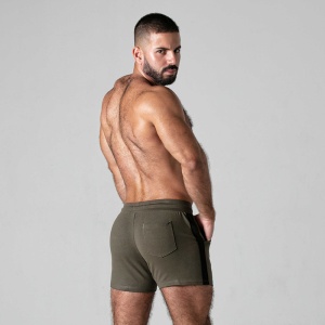 Mini Short SIDE STRIPE Khaki