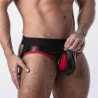 Punch Hole Jock Brief Red