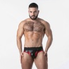 Punch Hole Jock Brief Red