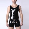 Black Chrome Chap Singlet Black