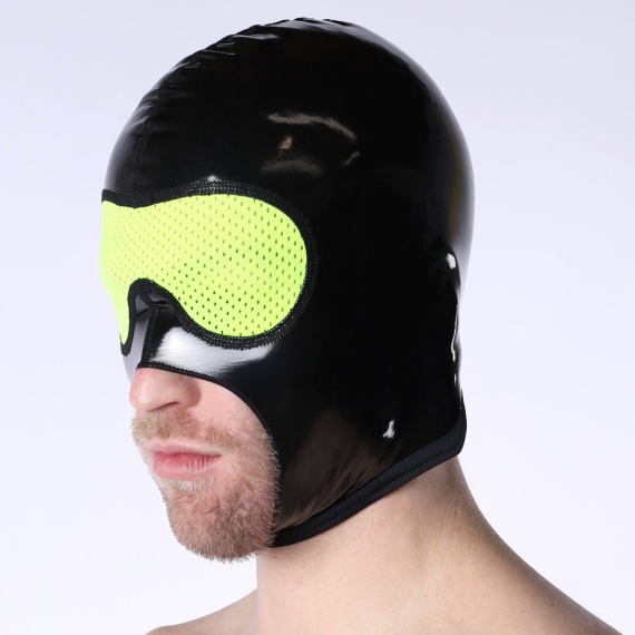 Black Chrome Mesh Eye Hood Yellow