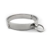 Stainless Steel Classy Bondage Collar W/ O rings