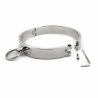 Stainless Steel Classy Bondage Collar W/ O rings