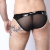 Black Chrome Low Rise Brief Black