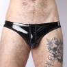 Black Chrome Low Rise Brief Black